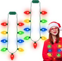 Christmas Light Necklace 2 Pack
