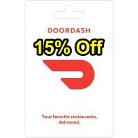 DoorDash Food Delivery Discounted eGift Card 15% Off