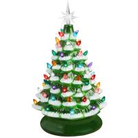 Best Choice Products Pre-Lit Ceramic Christmas Tree