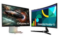 27in Samsung G90XF Monitor with 24in S36GD Monitor
