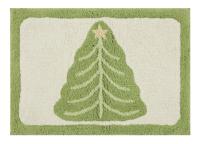 Holiday Cotton Tree Bath Rug