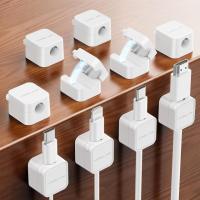 MRGLAS Cord Organizer Adhesive Magnetic Cable Clips