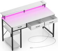 Rolanstar Computer Desk with Power Outlets