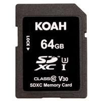 Koah Ultimate 64GB Class 10 SDHC Memory Card