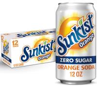 Sunkist Zero Sugar Orange Soda 26 Cans