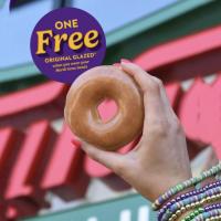 Free Original Glazed Doughnut at Krispy Kreme February 17