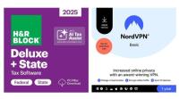 HR Block 2025 Tax Software + NordVPN Basic