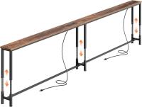 Huuger Behind Sofa Table with Power Outlets