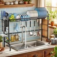 Over the Sink Dish Drying Rack