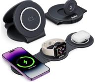 Apple Devices 3-in-1 Wireless Magnetic Foldable Charging Station