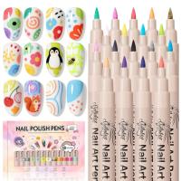 Gellaktik 6 Colors Nail Art Pens Set