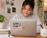 Fund Health Care Not Warfare Sticker