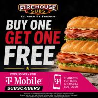 T-Mobile Tuesday May 12th Offer Firehouse Subs BOGO