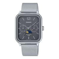 Casio 34mm Silver-Tone Stainless Steel Watch