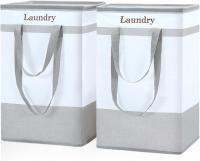 FairyHaus Laundry Basket 78L 2 Pack