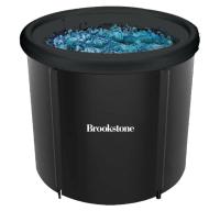 Brookstone Portable Ice Bath Cold Plunge Water Therapy Tub