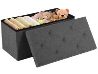 Gianna Folding Storage Ottoman Bench