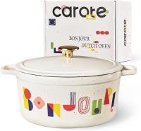 Carote 5qt Cast Iron Dutch Oven Pot
