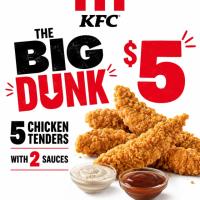 KFC Big Dunk 5 Chicken Tenders