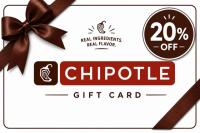 Chipotle Discount Gift Card 20% Off