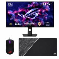 Asus 31.5in OLED Monitor + Asus Mouse + Mousepad