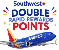 Southwest Airlines Double Rapid Rewards Points Until November 2026