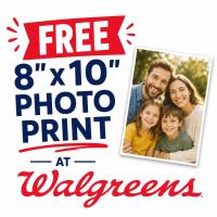 Free 8x10 Photo Print at Walgreens with Coupon DADTHANKS