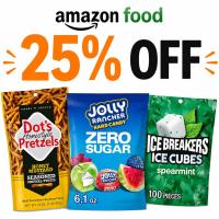 Amazon Select Food Items 25% Off