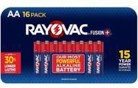 Rayovac AA Fusion Premium Alkaline Batteries 16 Pack