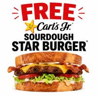 Carls Jr Sourdough Star Burger for Taking a Photo of Jack in the Box