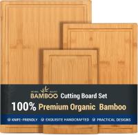 Hiware Kitchen Bamboo Cutting Boards