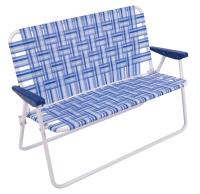Camp and Go Blue Web Love Seat