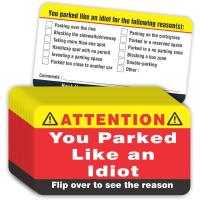 You Parked Like an Idiot Card 100 Pack