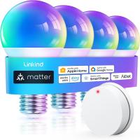 Linkind Matter Smart Light Bulb 4 Pack