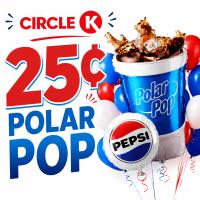 Circle K Any Size Polar Pop on July 1st