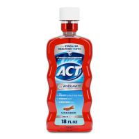 ACT Anticavity Zero Alcohol Cinnamon Fluoride Rinse