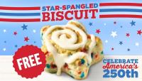 Hardees Star Spangled Biscuit Until July 5