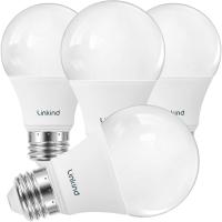 Linkind 60w 2700k A19 LED Light Bulbs 4 Pack