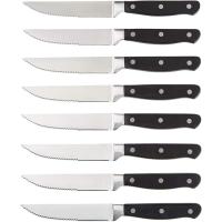 Amazon Basics 8-Piece Full Tang Steak Knife Set