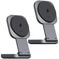 Aukey Magfusion Qi2 2-in-1 Foldable Charger 2 Pack