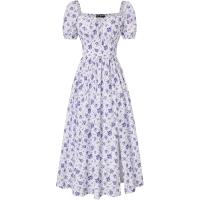 Scarlet Darkness Floral Corset Dress
