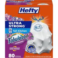 Hefty Ultra Strong 13 Gallon Trash Bags 80 Pack