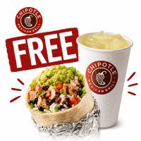 Free Chipotle 100K Burritos July 19 During Second Soccer Hydration Break