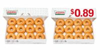 Krispy Kreme Dozen Original Glazed Doughnuts Buy One Get One