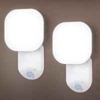 Yochoice Rechargeable Motion Sensor LED Wall Lights 2 Pack
