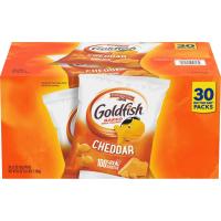 Goldfish Cheddar Crackers Snack 30 Pack