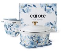 Carote 5qt Cast Iron Dutch Oven in Blue