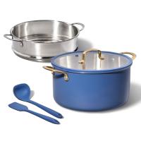 Carote 8qt Tri-ply Stock Pot with Steamer