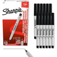 Sharpie Permanent Markers Ultra Fine Tip 12 Pack