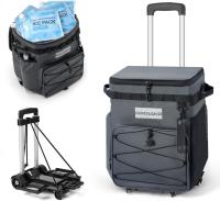 Odoland 48 Can Rolling Cooler Bag